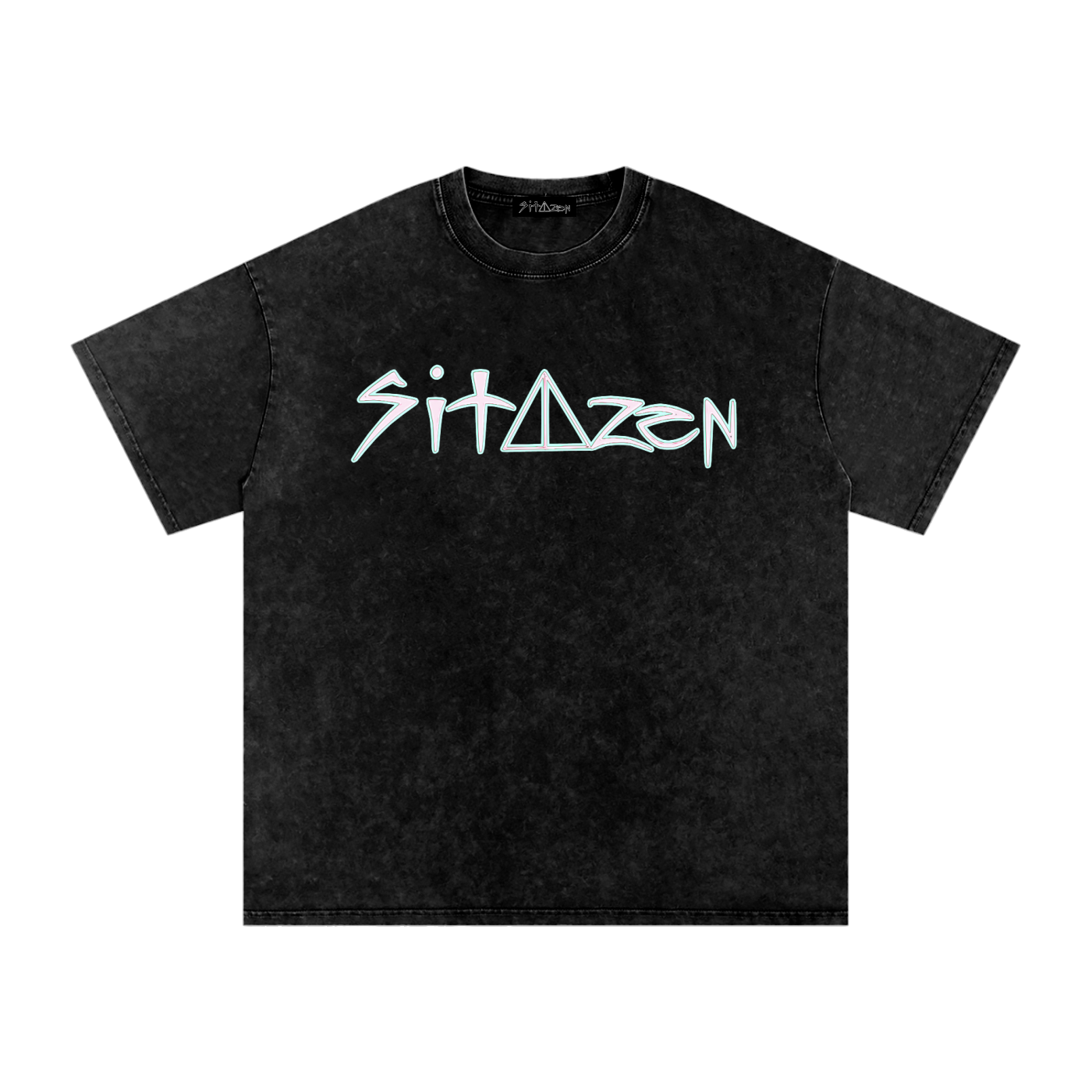 “sitazen Pink Potion” Snow Washed Oversized Tee