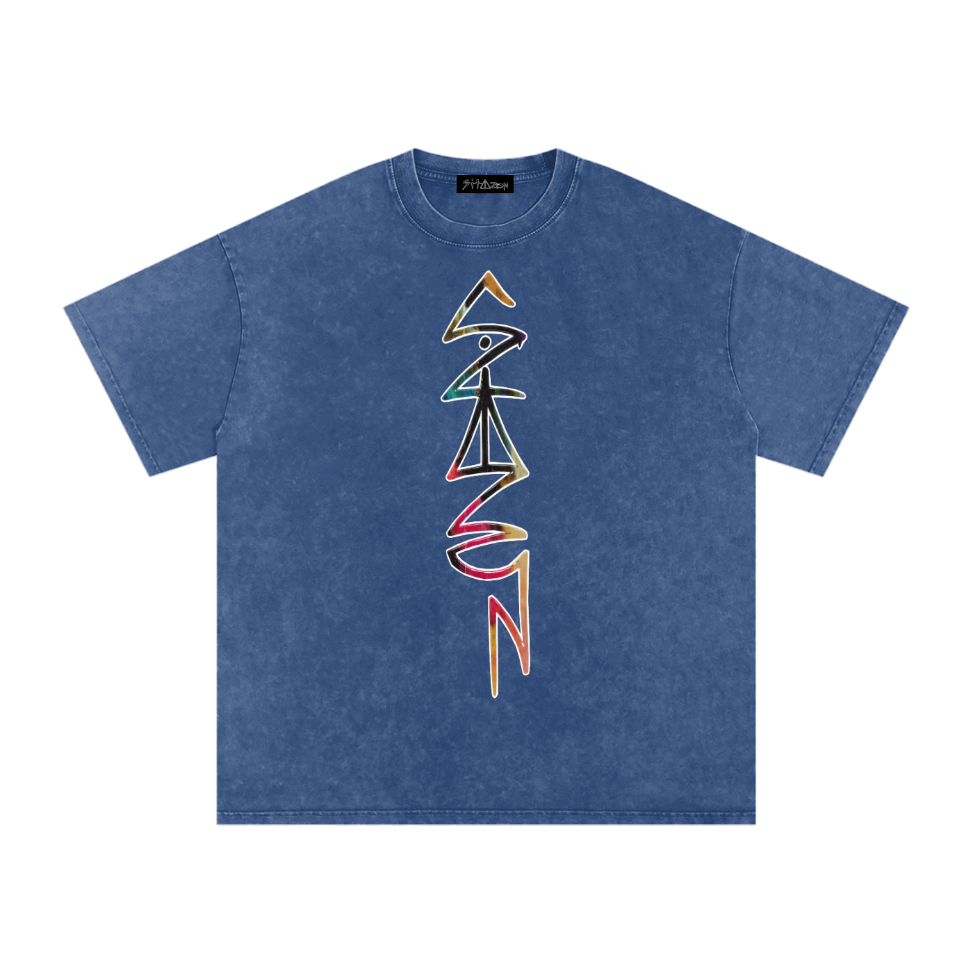 “sitazen summer blend” Snow Washed Oversized Tee