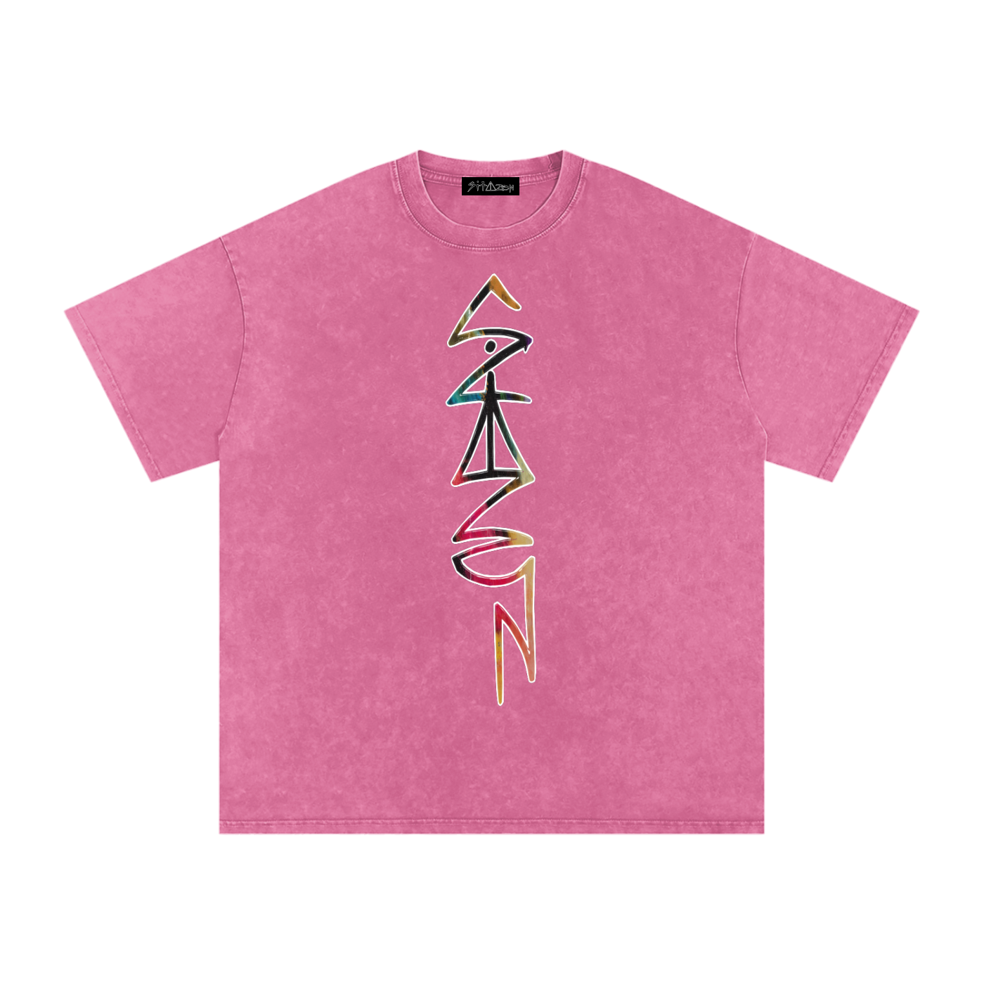 “sitazen summer blend” Snow Washed Oversized Tee
