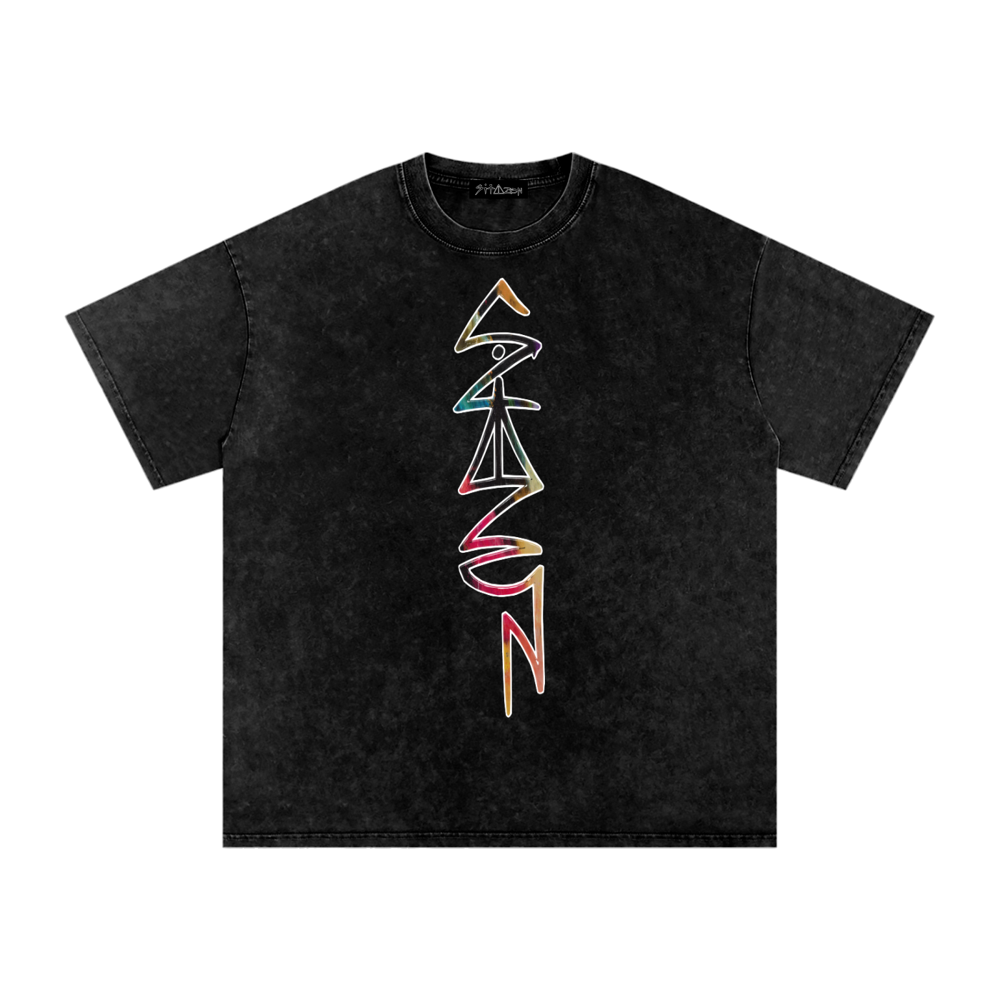 “sitazen summer blend” Snow Washed Oversized Tee