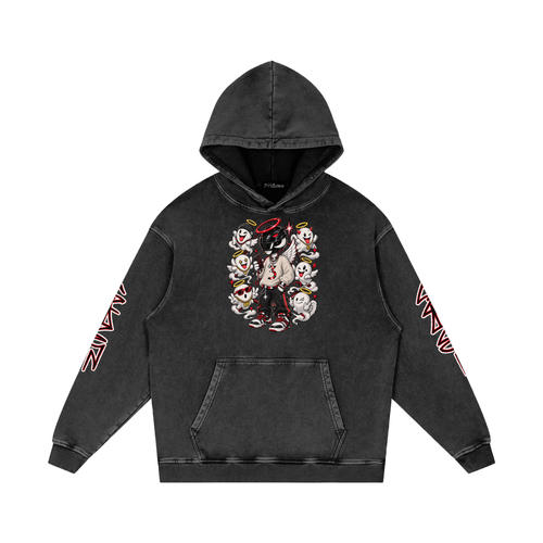 sitazen “Power Angel: Ghost Crew” Snow Washed Hoodie